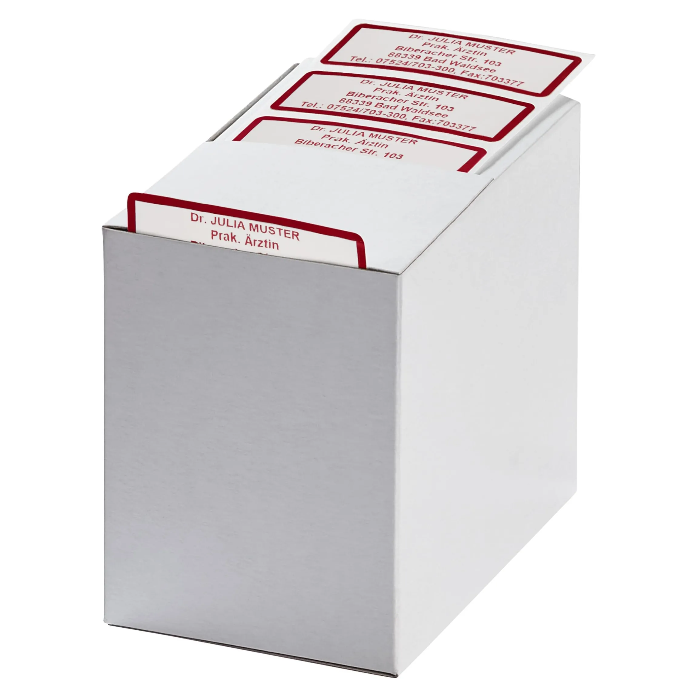 Namensaufkleber "Schrifttyp A" rot