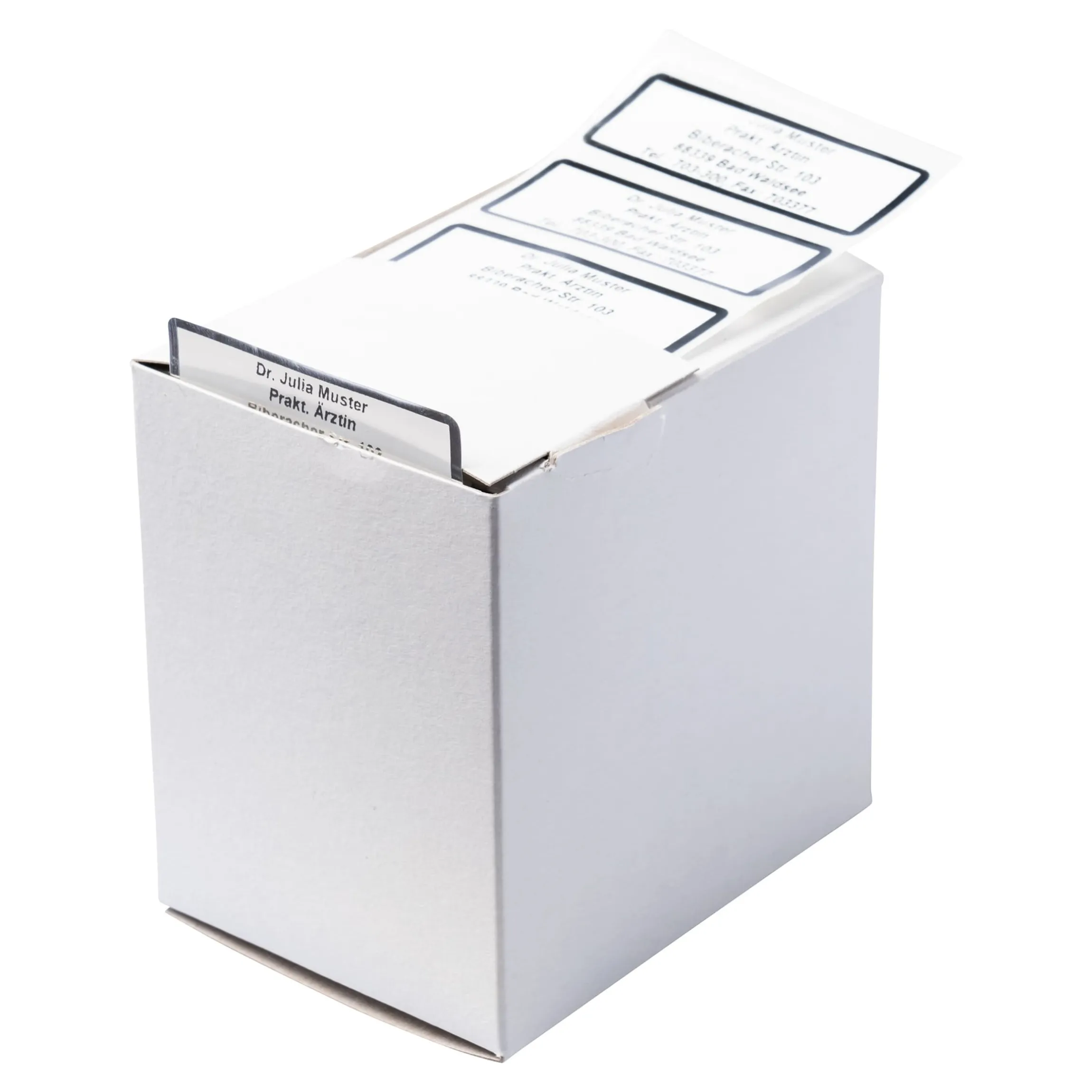 Namensaufkleber "Schrifttyp B" silber