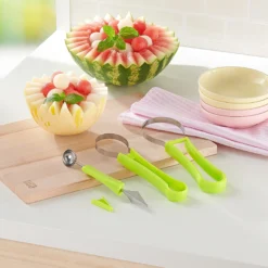 Obst-Dekorier-Set, 3-teilig