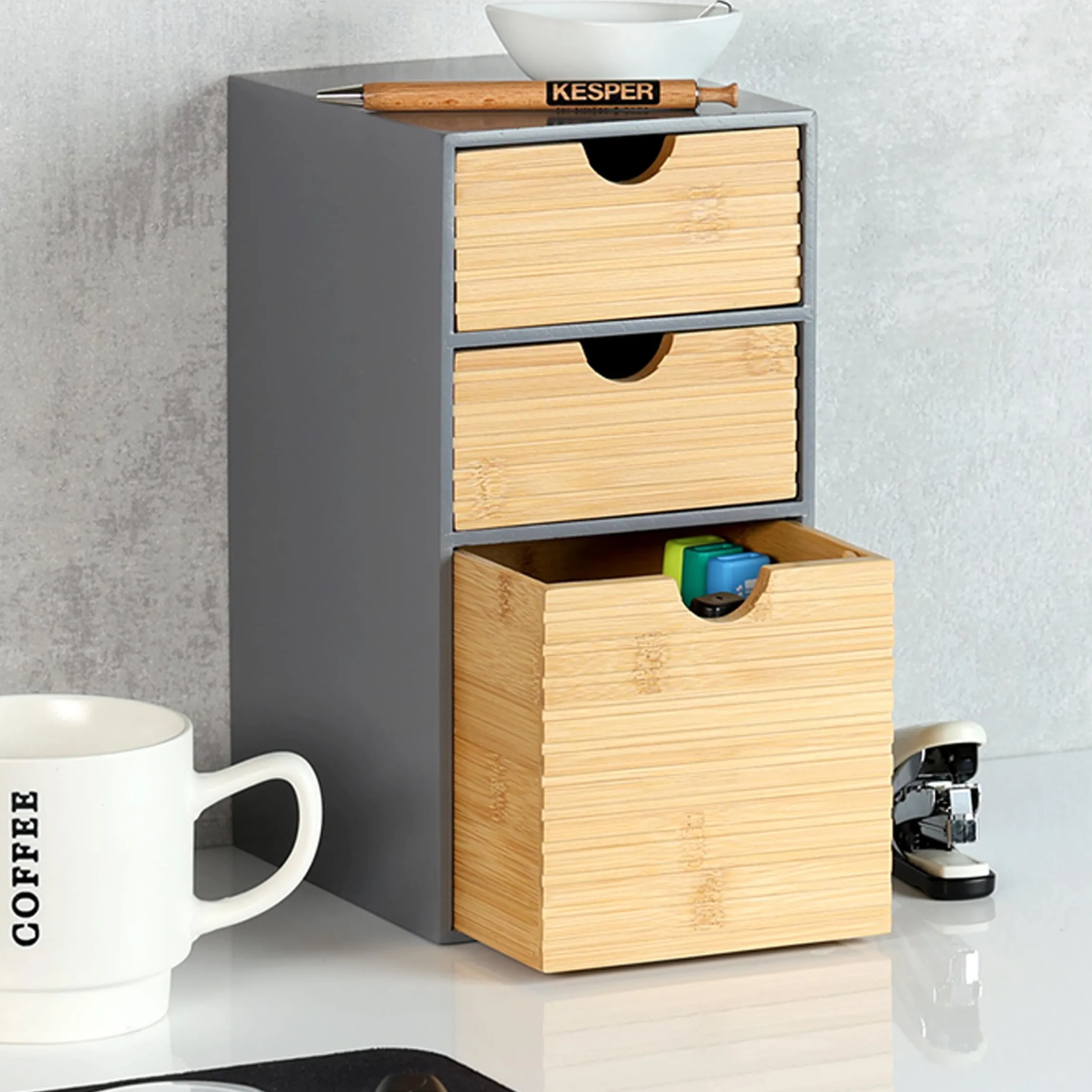 Organizer "schmal" grau