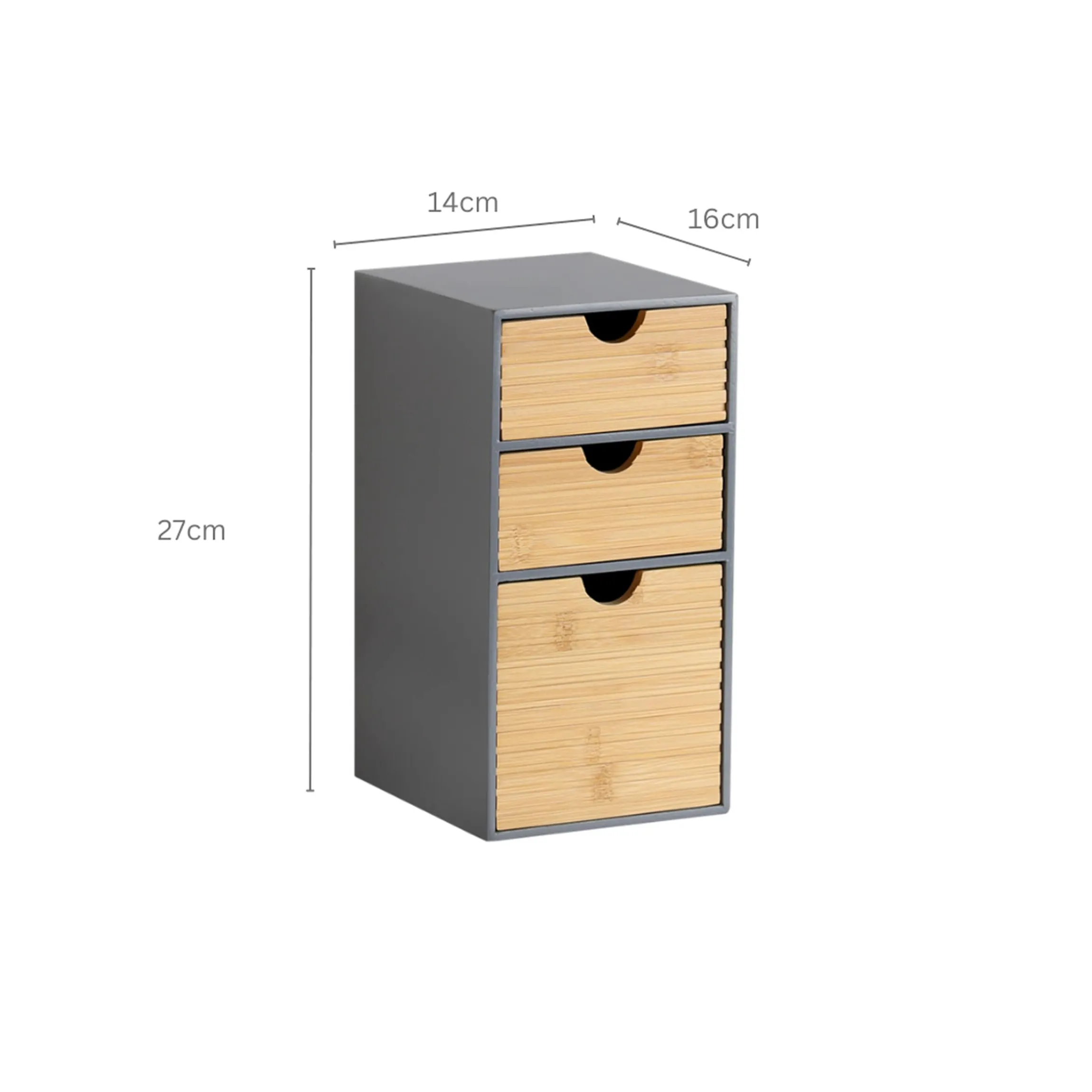Organizer "schmal" grau