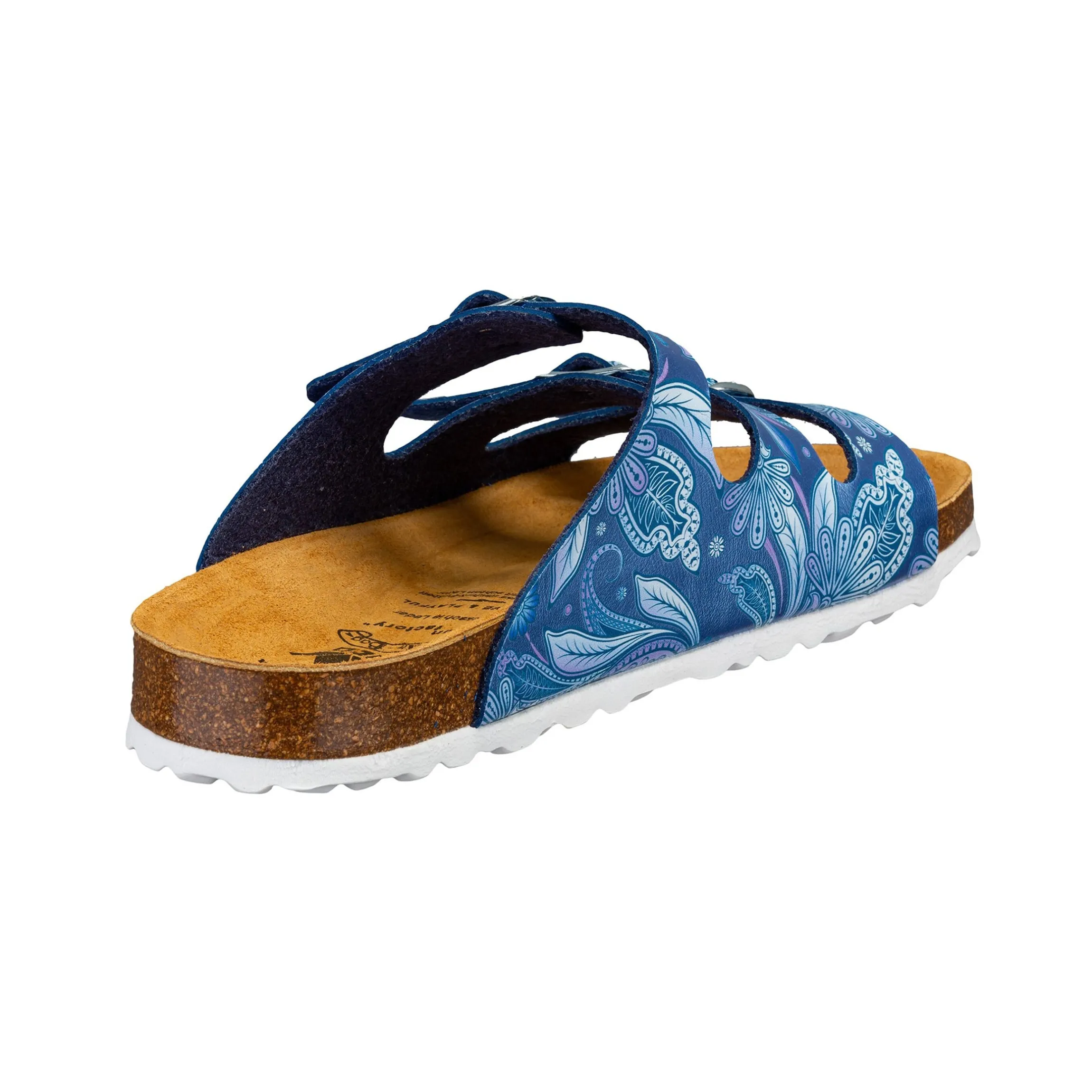 Pantolette "Bioline Lady Power" blau