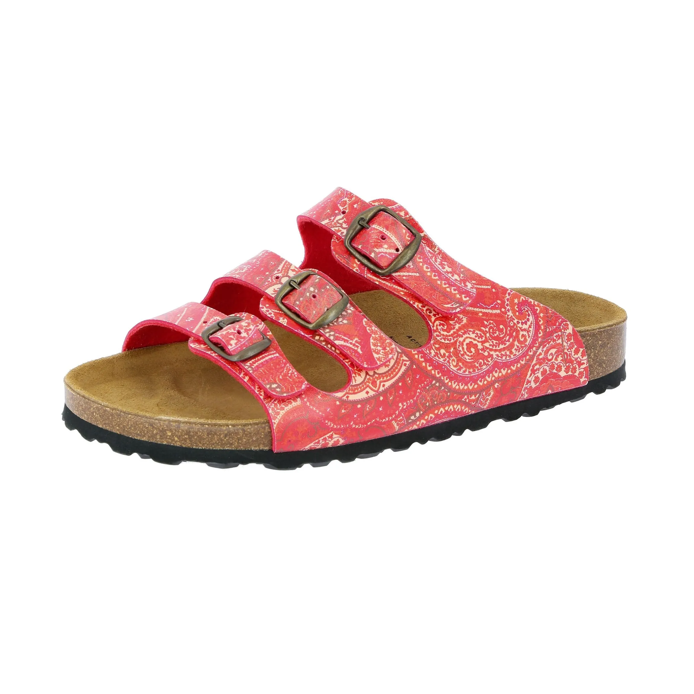 Pantolette "Bioline Lady Power" rot