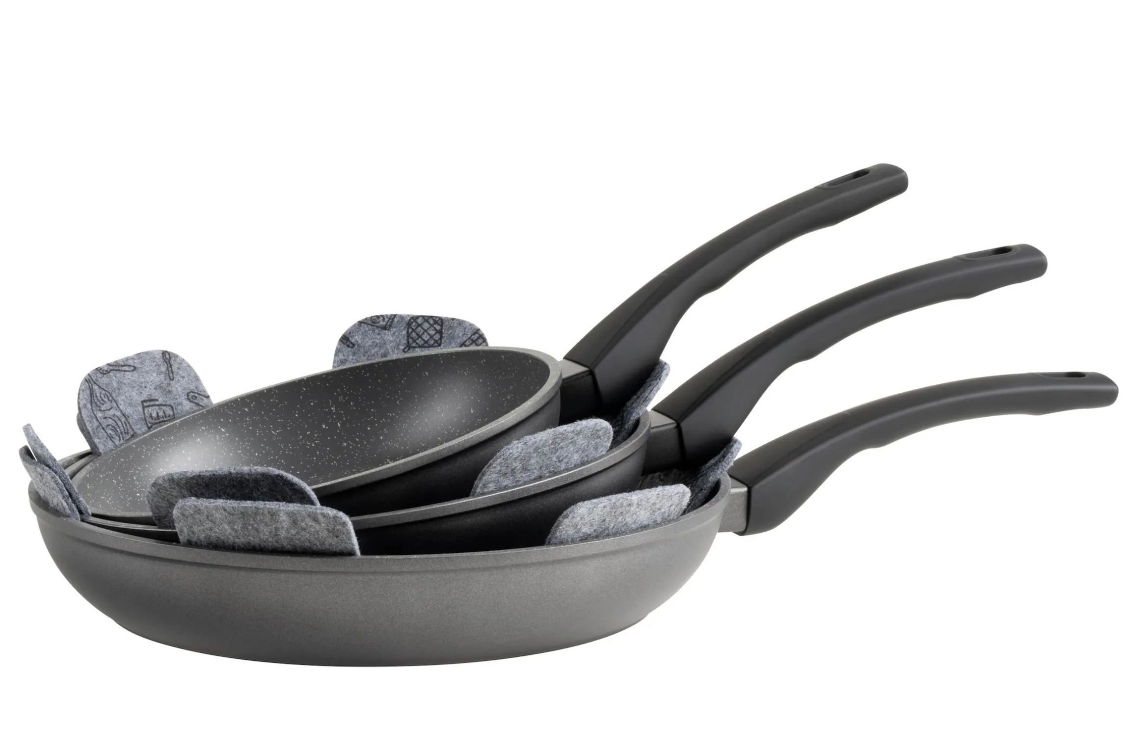 Pfannen Set, 7-tlg., Aluminium Leonis