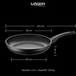 Pfannen Set, 7-tlg., Aluminium Leonis