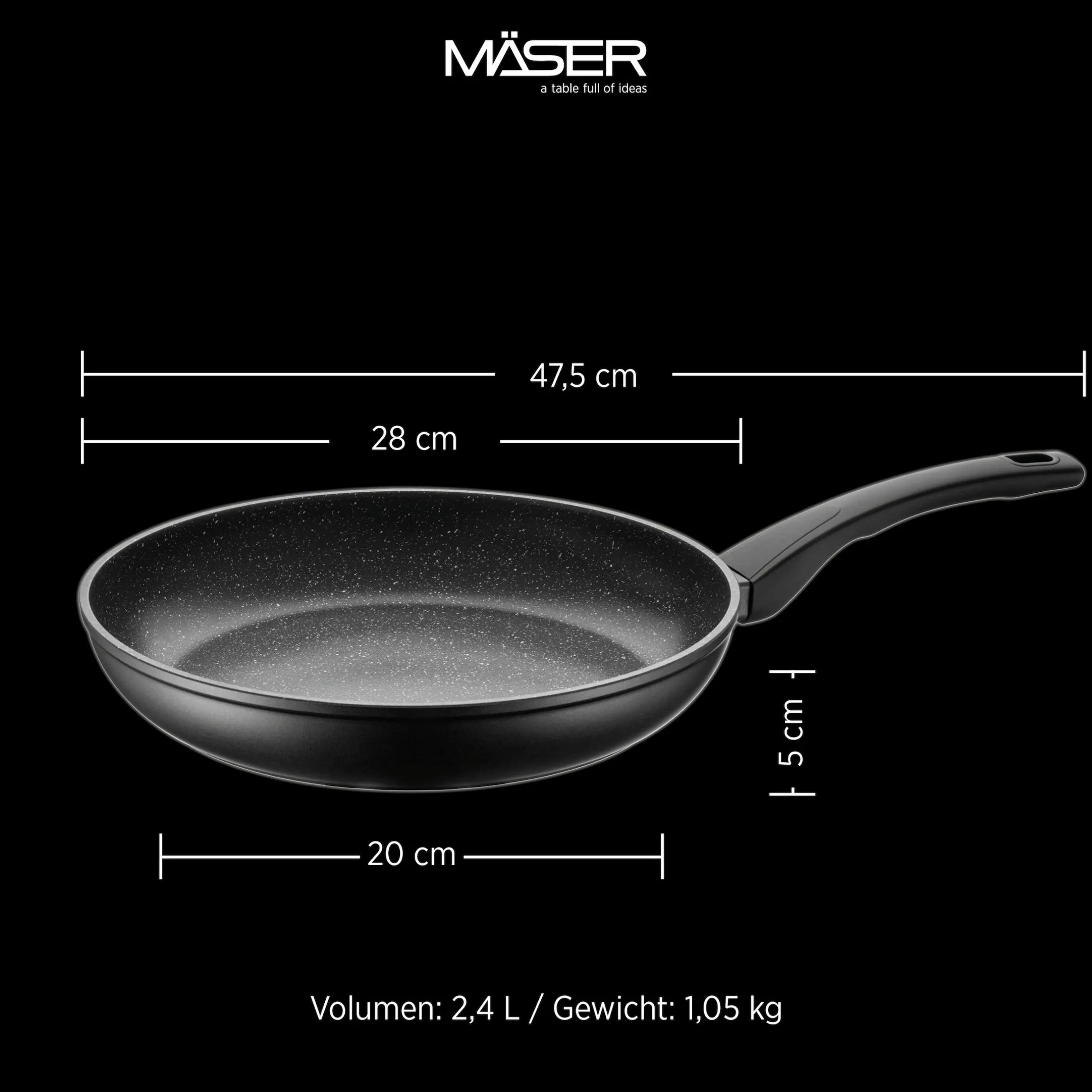 Pfannen Set, 7-tlg., Aluminium Leonis