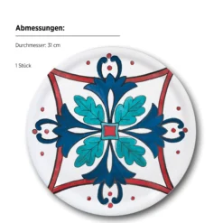 Pizzateller, Porzellan Margot