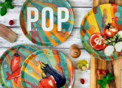 Pizzateller, Porzellan Pop