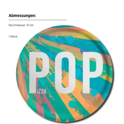Pizzateller, Porzellan Pop