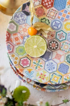Platzteller-Set, Keramik Amarante 4 x Platzteller