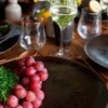 Platzteller-Set, Keramik Metallic Bronze