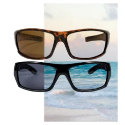 Polarisierte Sonnenbrille HD Polar View, 3 Stück 2x hornoptik + 1x schwarz