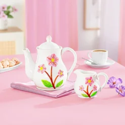 Porzellan-Kaffeekanne „Blumen“, 850 ml
