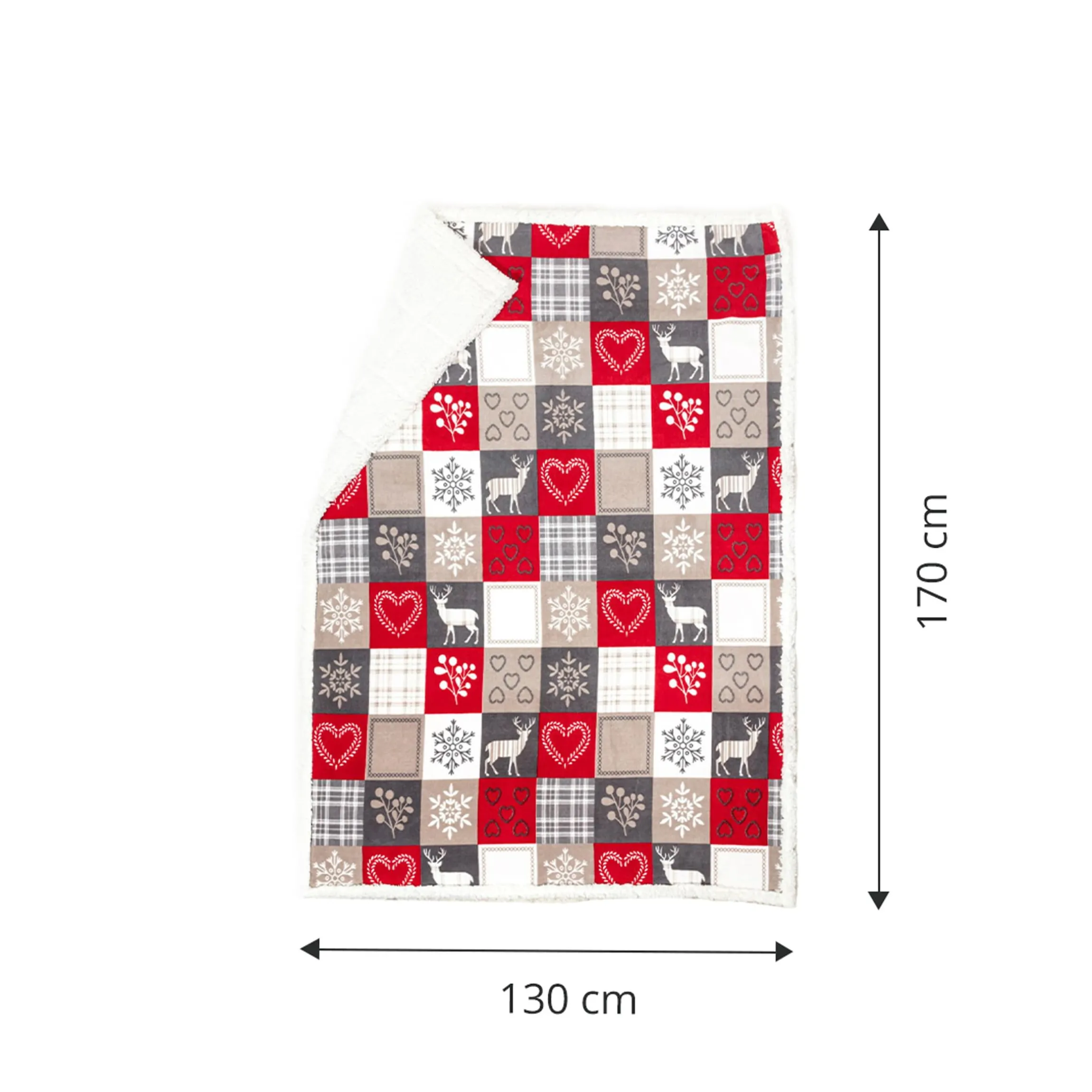 Premium-Kuscheldecke "Polar", 170x130 cm mit Kuschelsocken