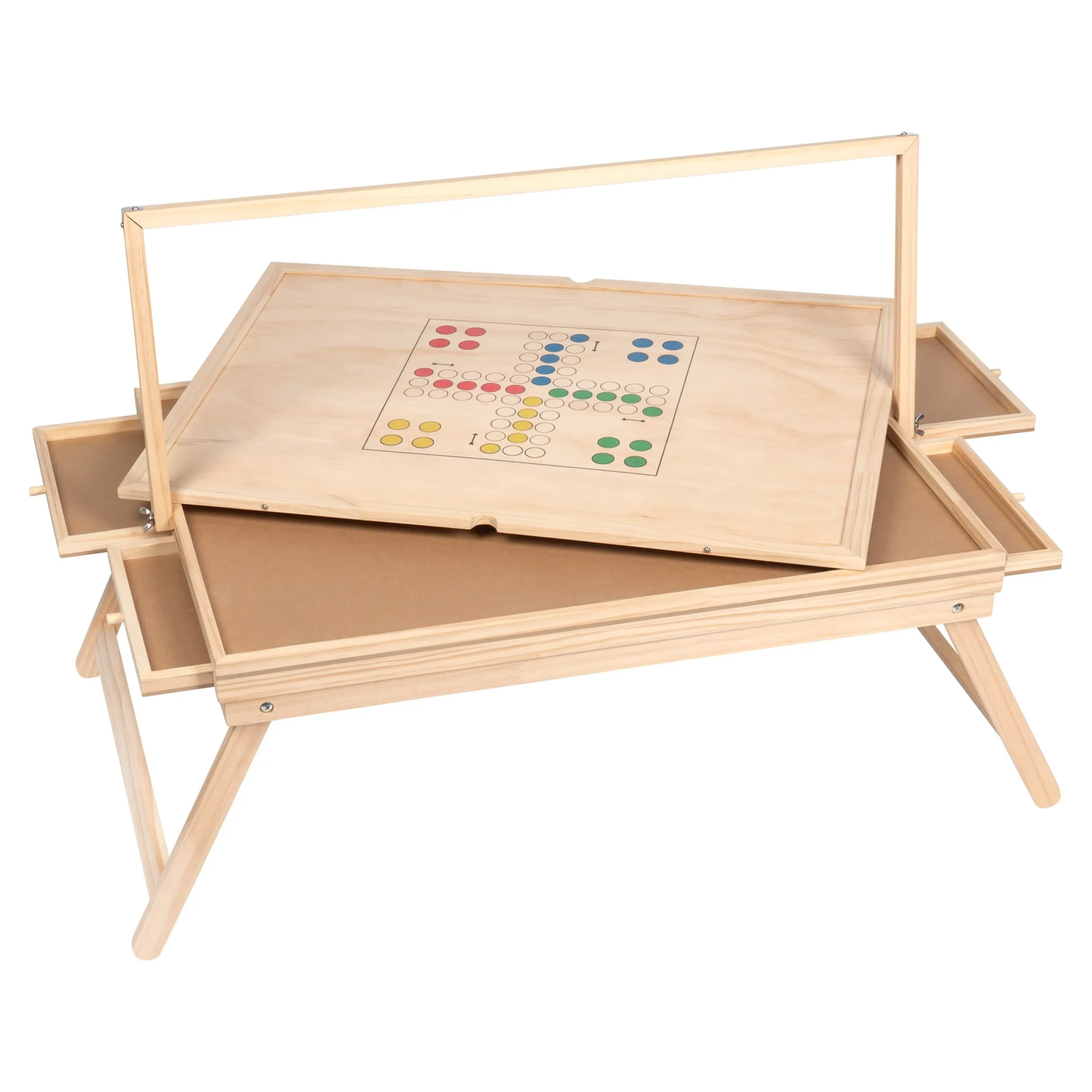 Puzzletisch mit Spielbrett-Deckel + LED-Licht für 1500 Teile