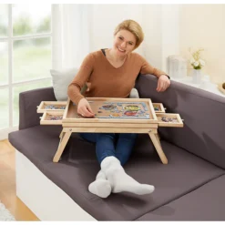 Puzzletisch "Premium" mit Beinen, klappbar, für 500 Teile
