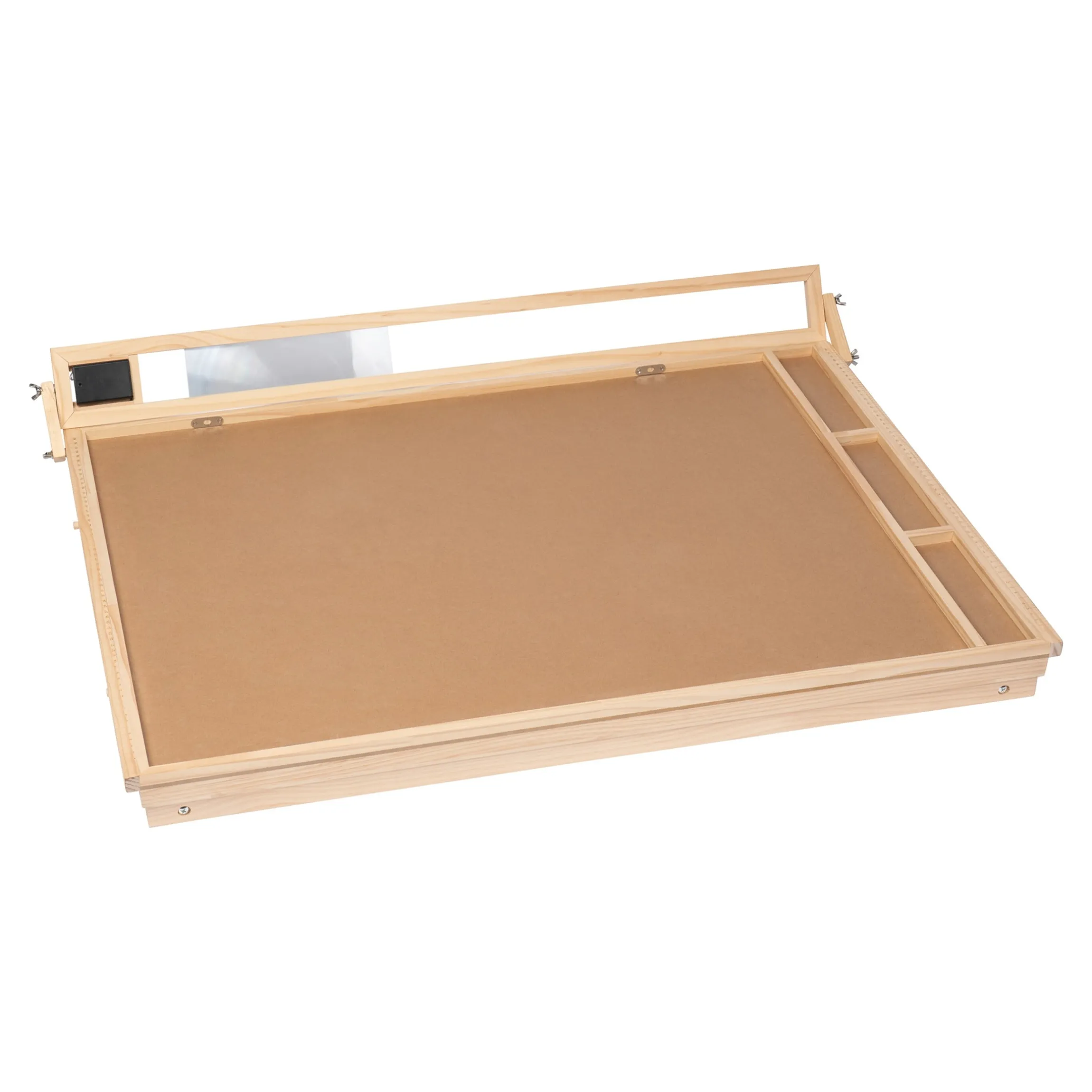 Puzzletisch "Premium" mit LED-Licht, 4 Schubladen, Lupe, mit Beinen, klappbar, für 500 Teile