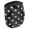 Regenhut mit Tasche "Punkte" schwarz