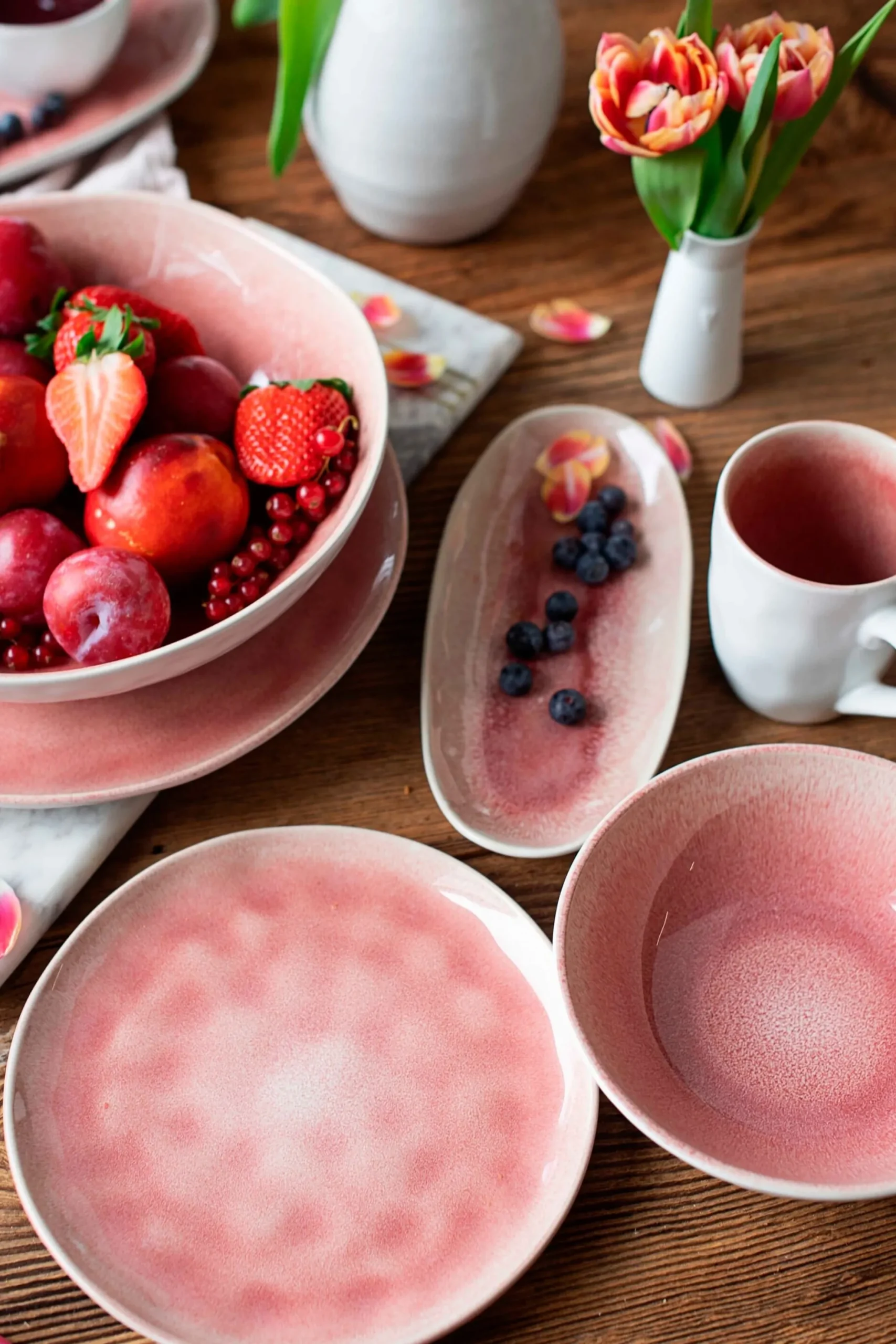 Salatschüssel-Set, Steinzeug Frozen Berry