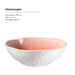 Salatschüssel-Set, Steinzeug Frozen Berry