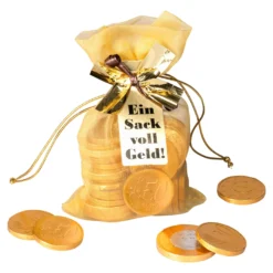 Schoko-Münzen "Ein Sack voll Geld", 145 g