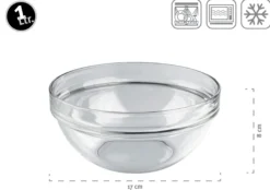 Schüssel 17 cm 6-er Set EMPILABLE