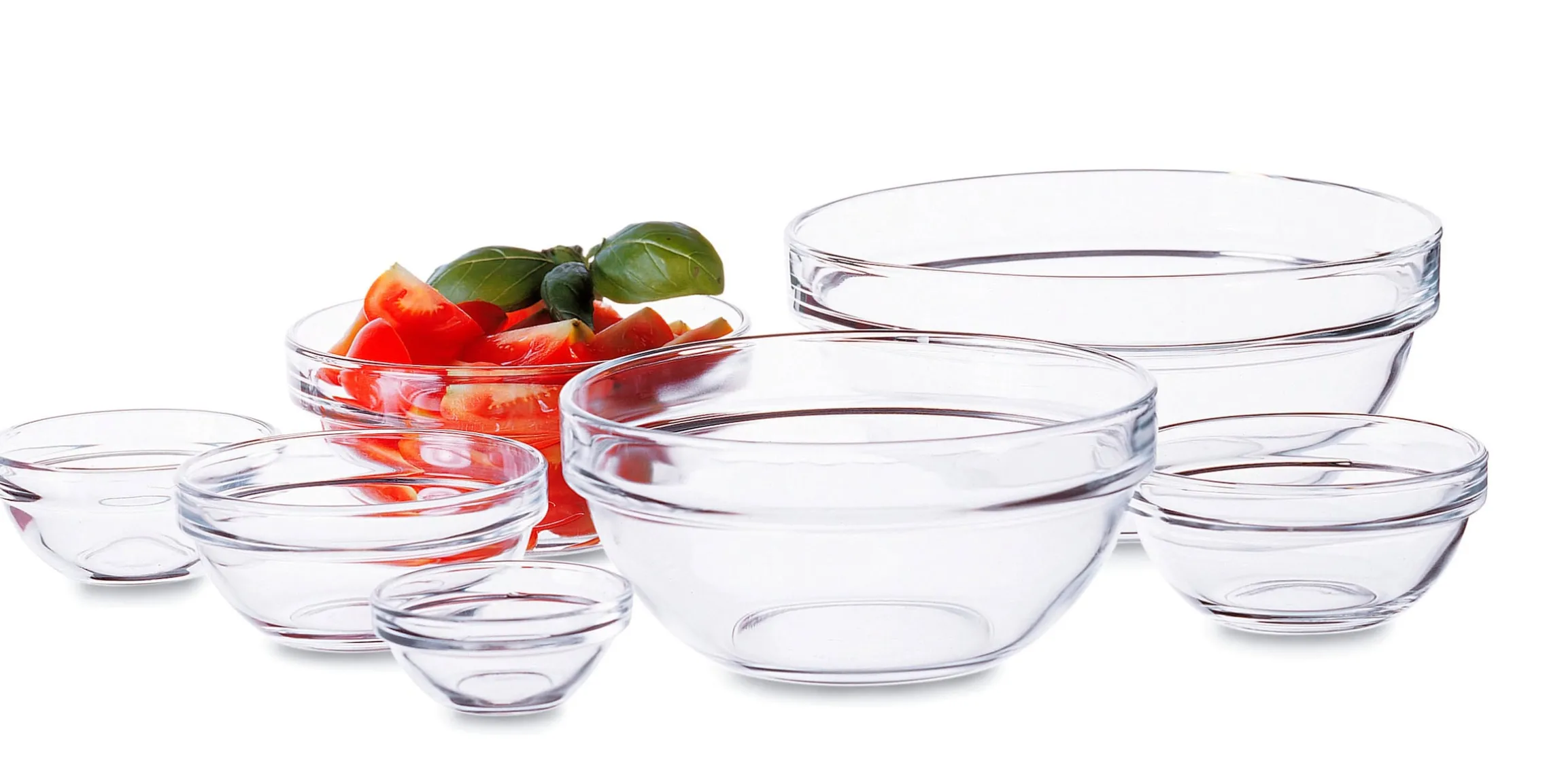 Schüssel 17 cm 6-er Set EMPILABLE