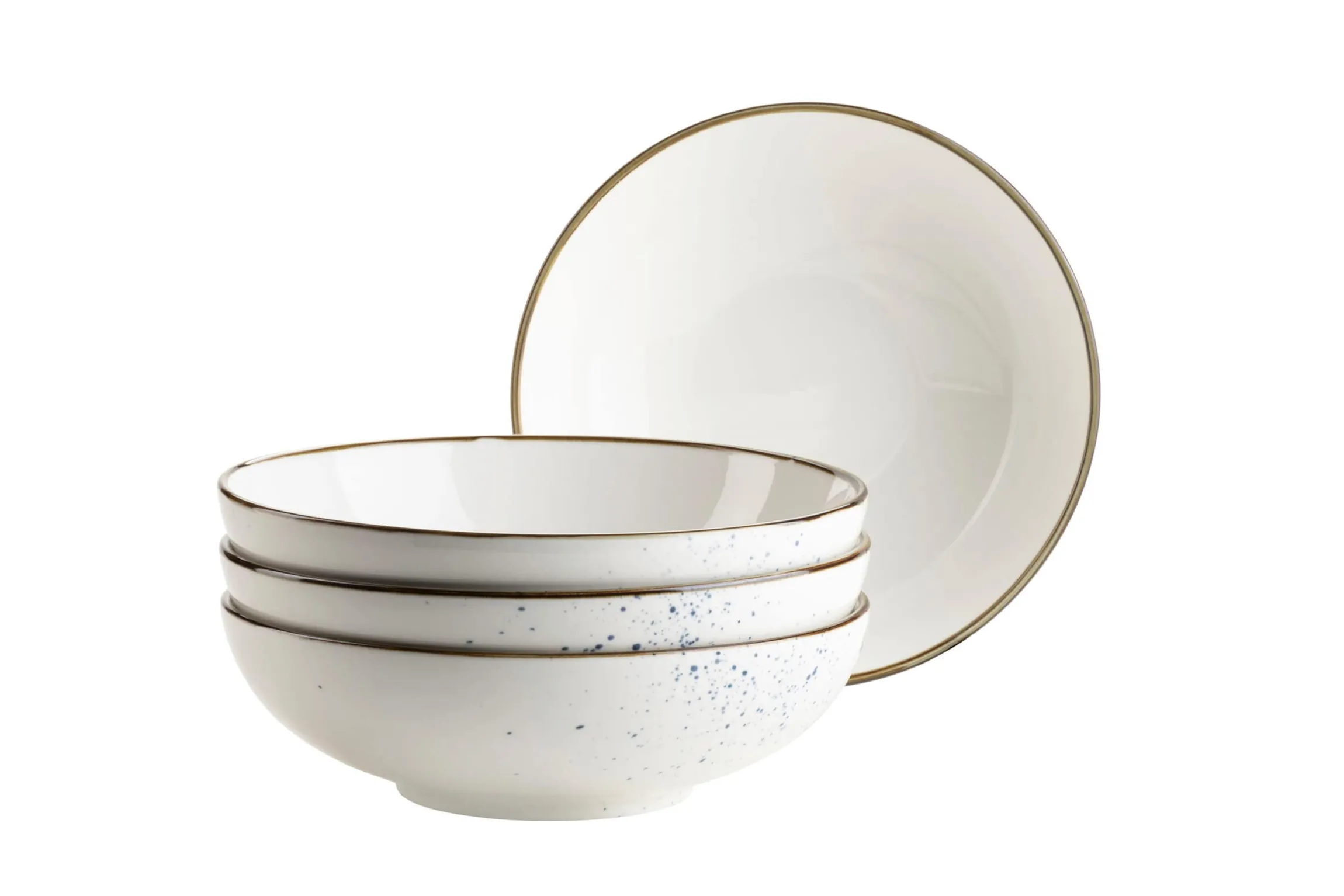 Schüssel-Set, Porzellan Pintar Beige / Blau