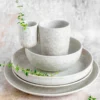 Schüssel-Set, Steinzeug Alpenwiese Creme