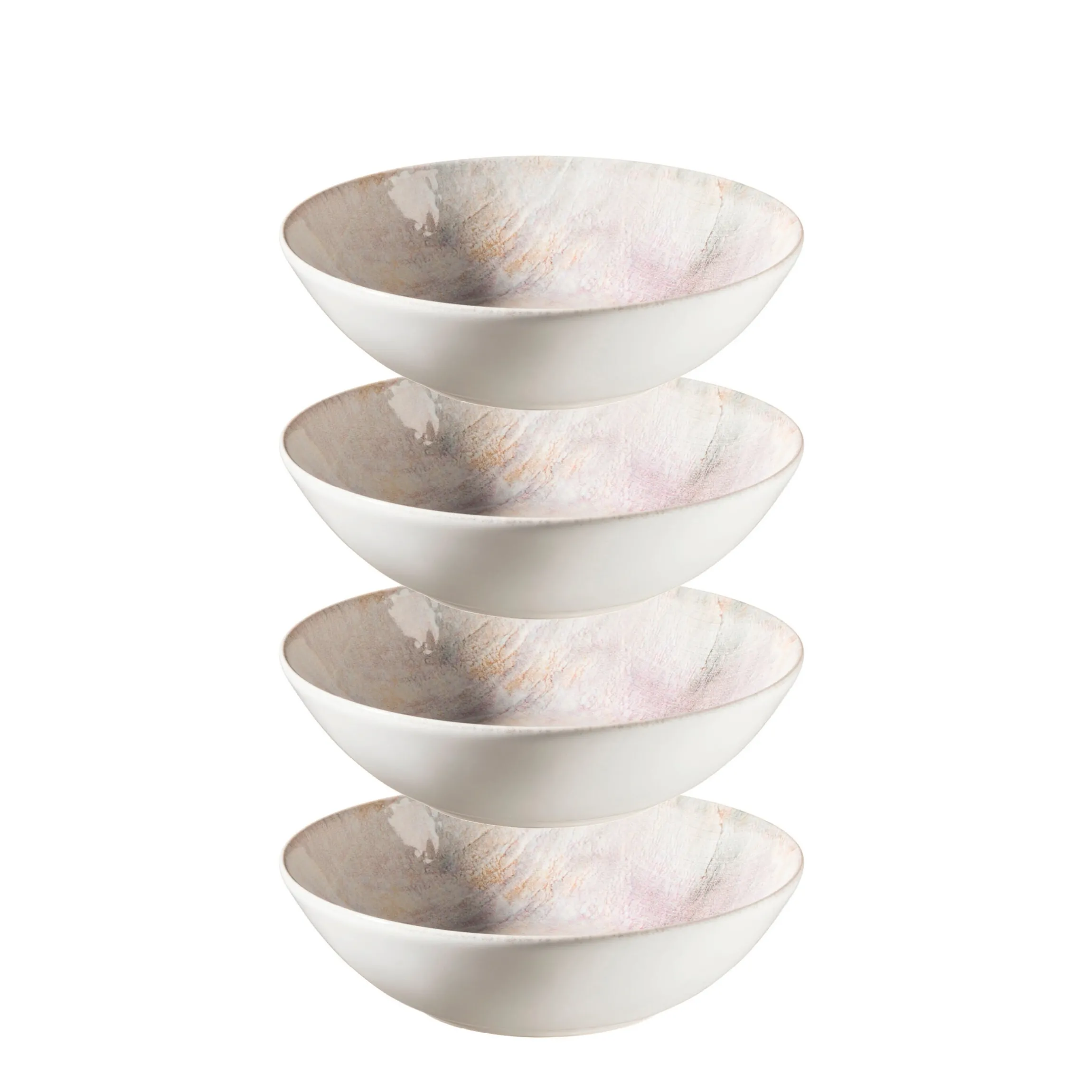 Schüssel-Set, Steinzeug Aquarellia