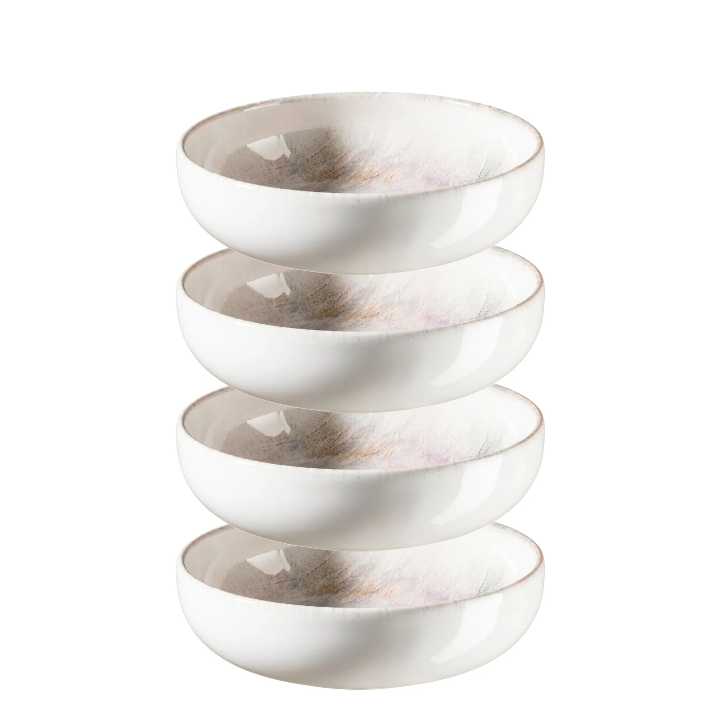 Schüssel-Set, Steinzeug Aquarellia