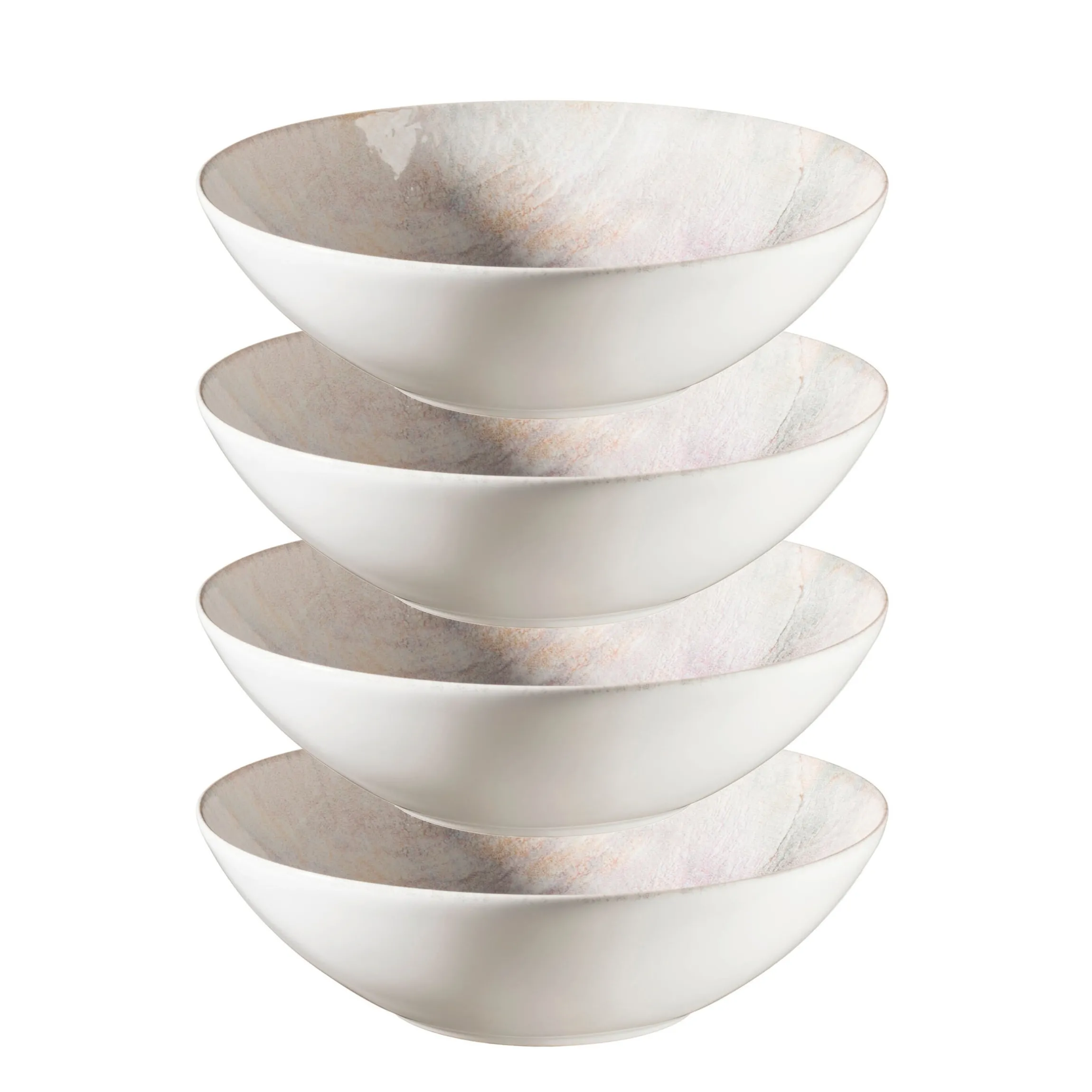 Schüssel-Set, Steinzeug Aquarellia