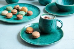 Schüssel-Set, Steinzeug Carellia Blau