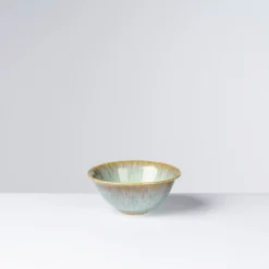Schüssel-Set, Steinzeug Flussufer blau, grün, braun