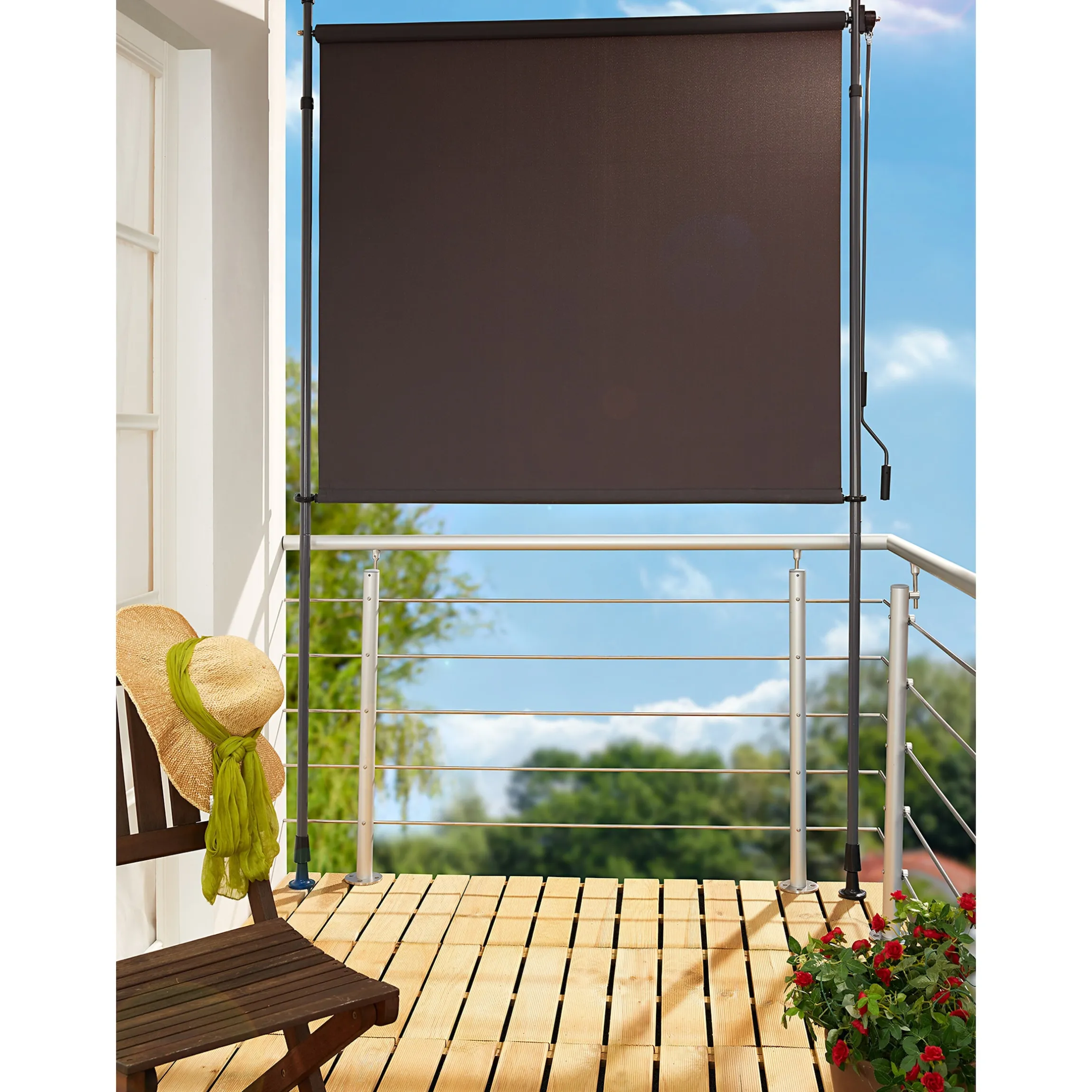 Seiten-Klemmmarkise "2 in 1"