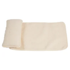 Sesselkissen und Armlehnenschoner-Set, 3-teilig, Schurwolle creme