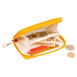 Set Rucksack & Geldbeutel „Flower“, 2-teilig gelb