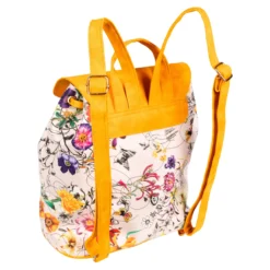 Set Rucksack & Geldbeutel „Flower“, 2-teilig gelb