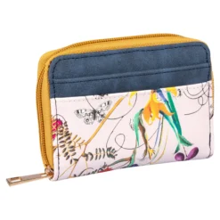 Set Rucksack & Geldbeutel „Flower“, 2-teilig blau