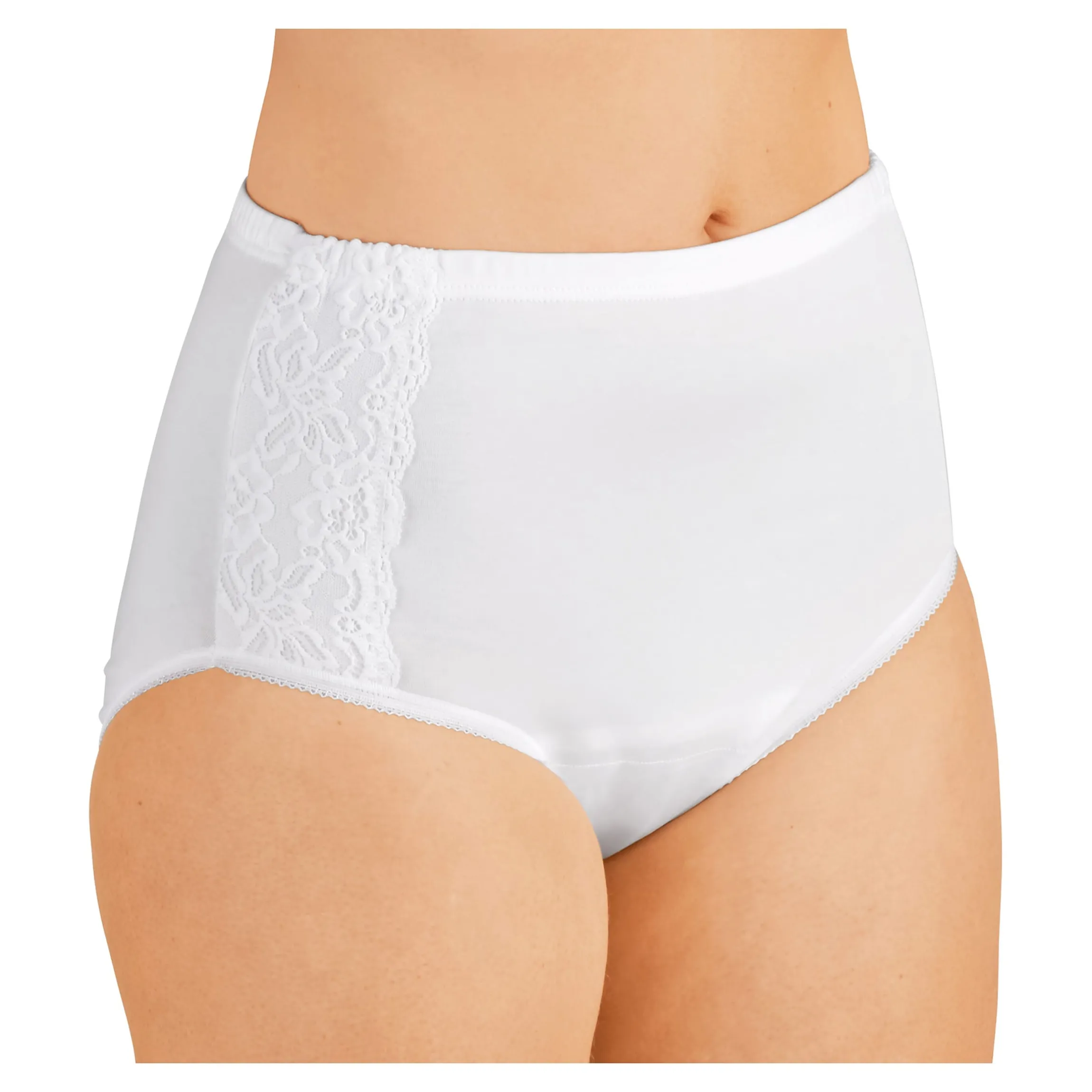 Sicherheits-Damenslip mit Spitze