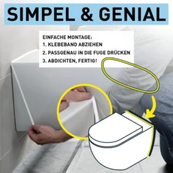 Silikonfugenring ee-zee für Wand-WCs, 80 cm