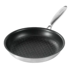 SILVERSTAR Edelstahlpfanne Bratpfanne 24 cm | ohne Deckel