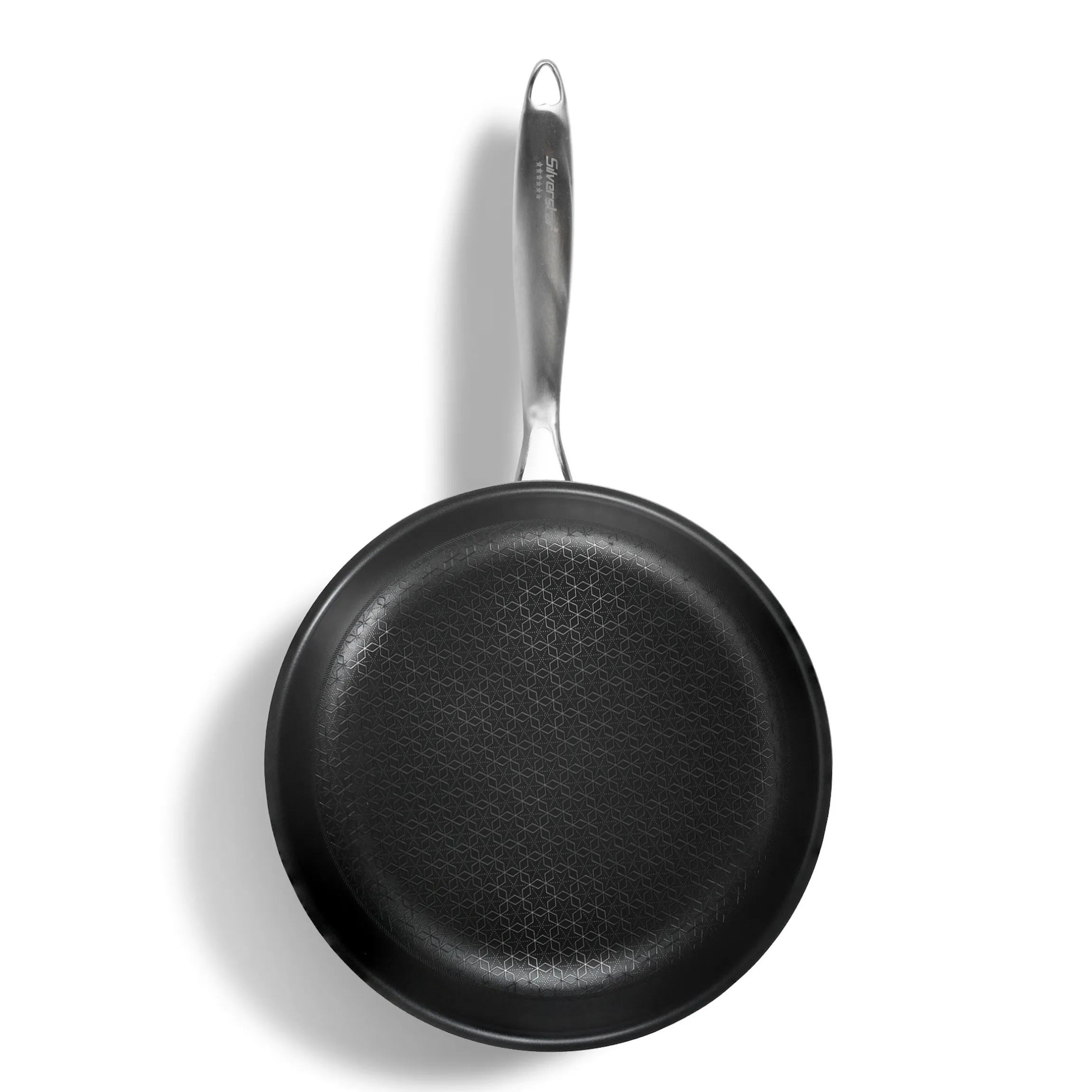 SILVERSTAR Edelstahlpfanne Bratpfanne 28 cm | ohne Deckel