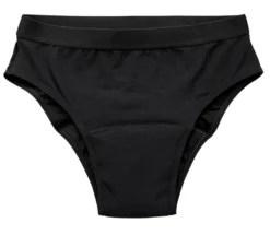 Slip mit Saugeinlage Schwarz