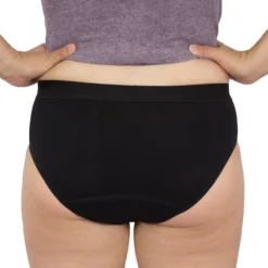Slip mit Saugeinlage Schwarz