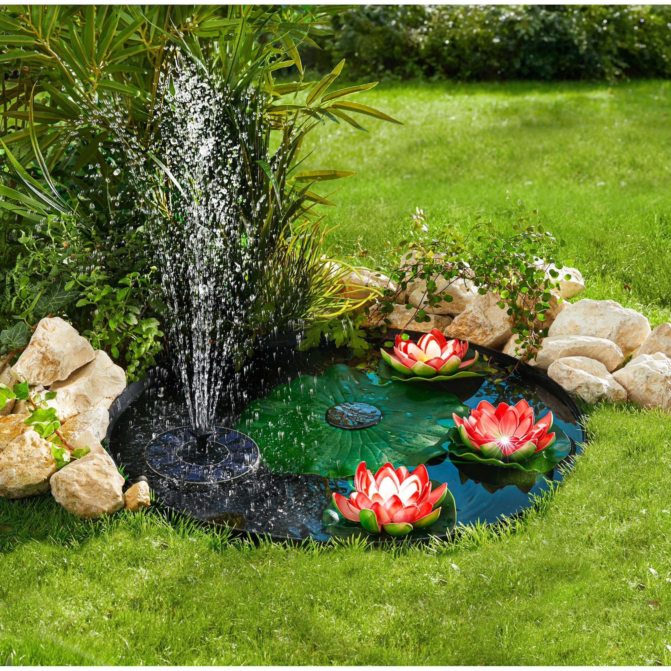 Solar-Brunnen "7 Funktionen"