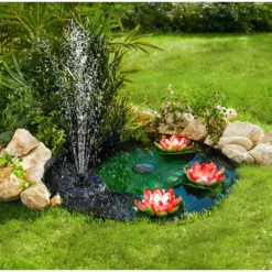 Solar-Brunnen-Set, 3-teilig