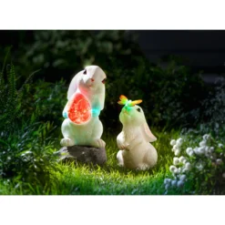 Solar-Dekofigur-Hase Hanni
