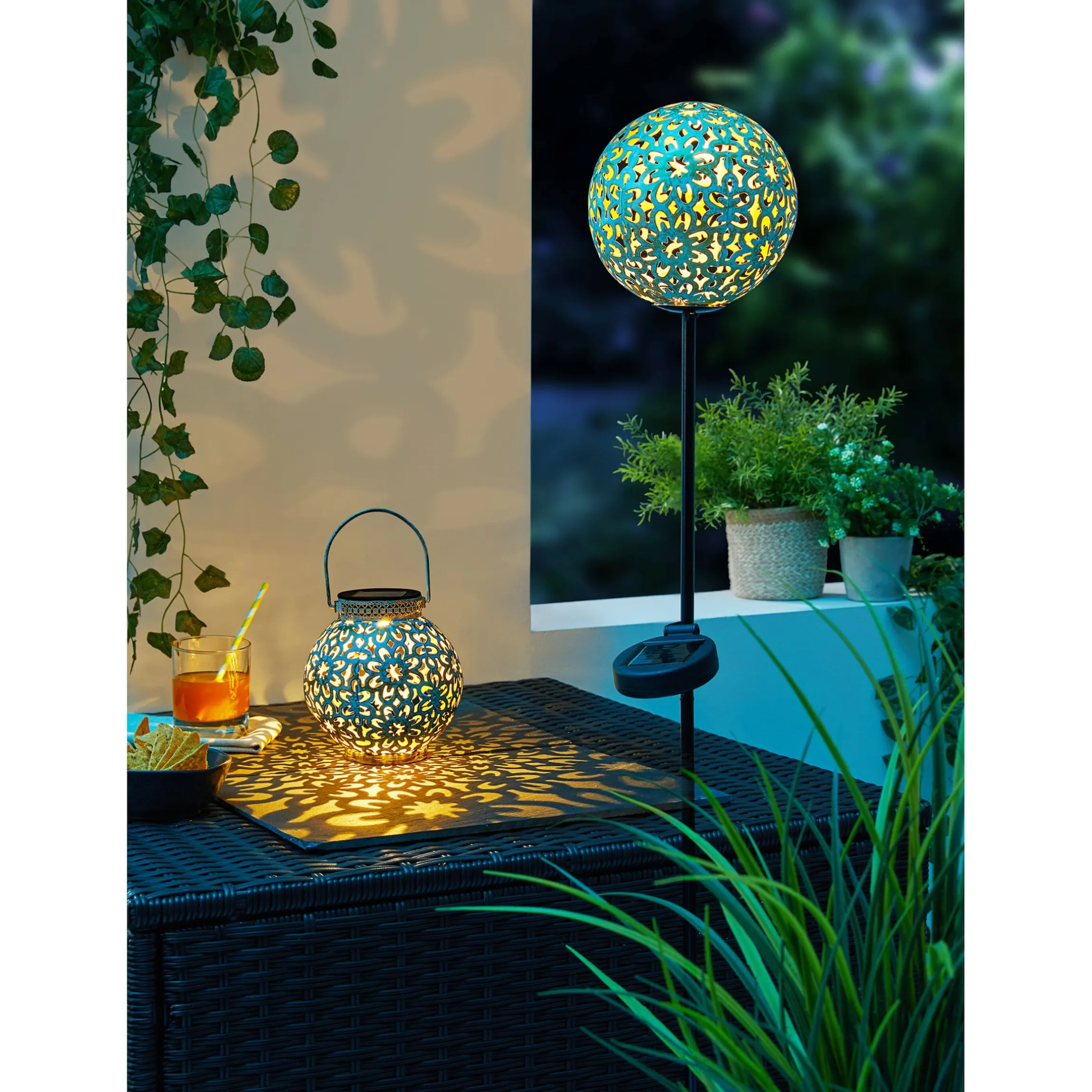 Solar-Gartenstecker „Blumenzauber"