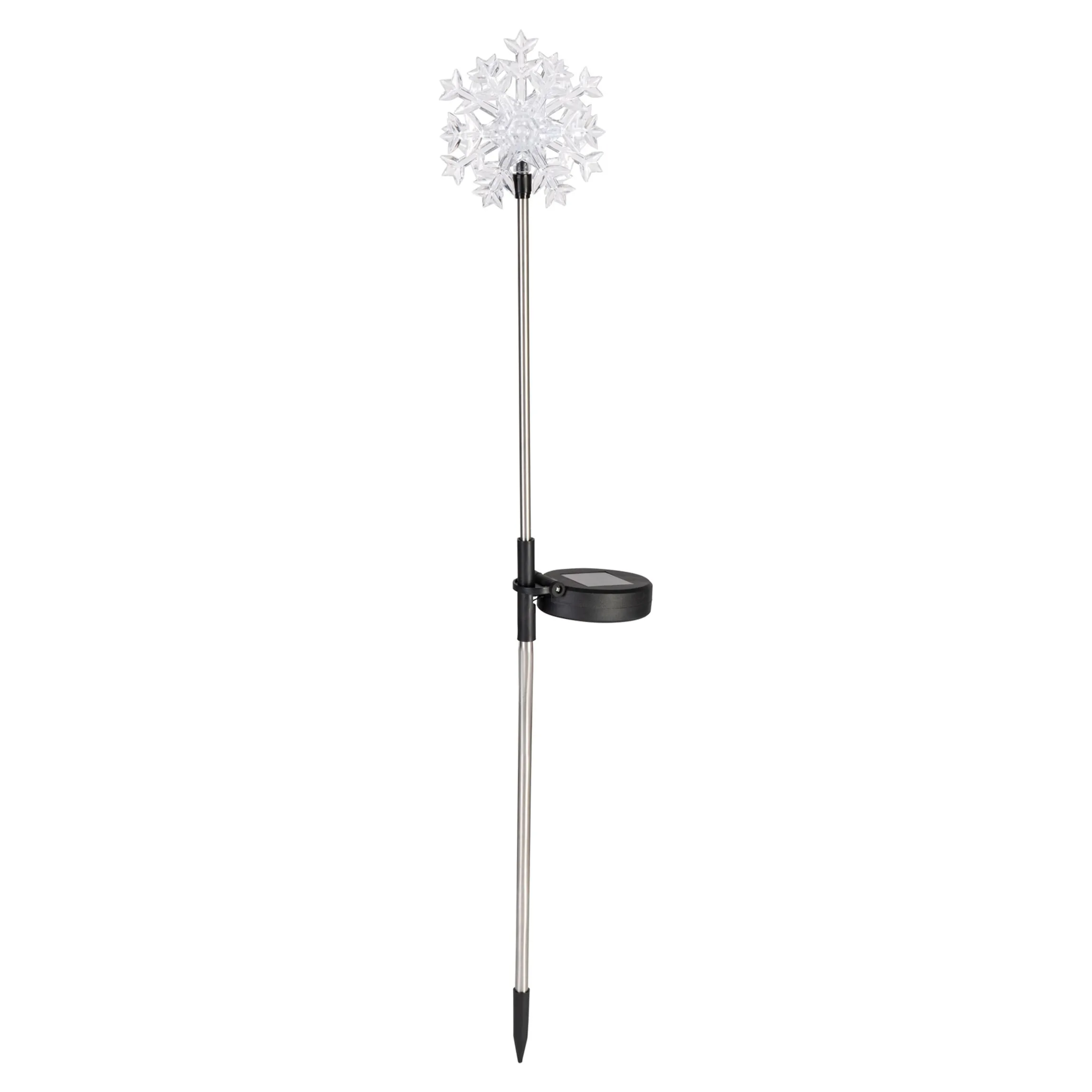 Solar-Gartenstecker „Schneeflocke“